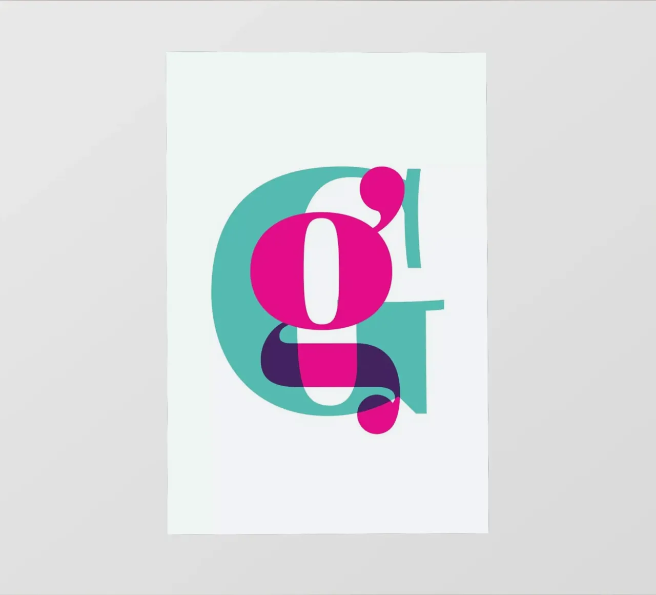 Magenta/Mint G pellicola backlit da Studio One