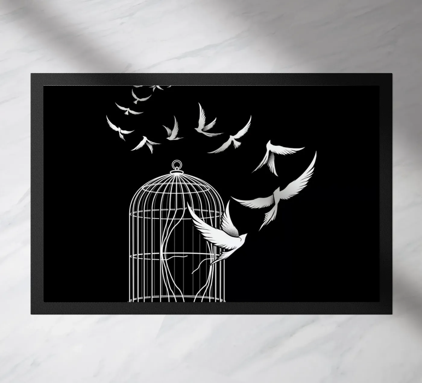 Freedom doormat by Tobe Fonseca