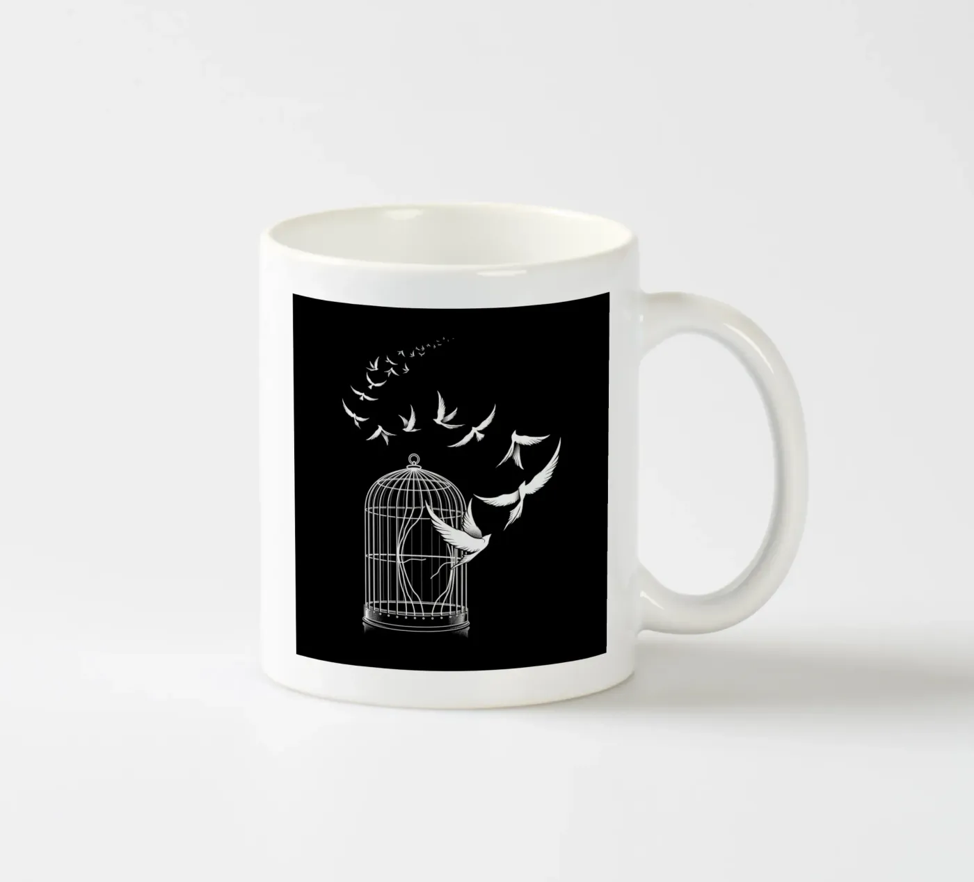 Freedom ceramic mug by Tobe Fonseca