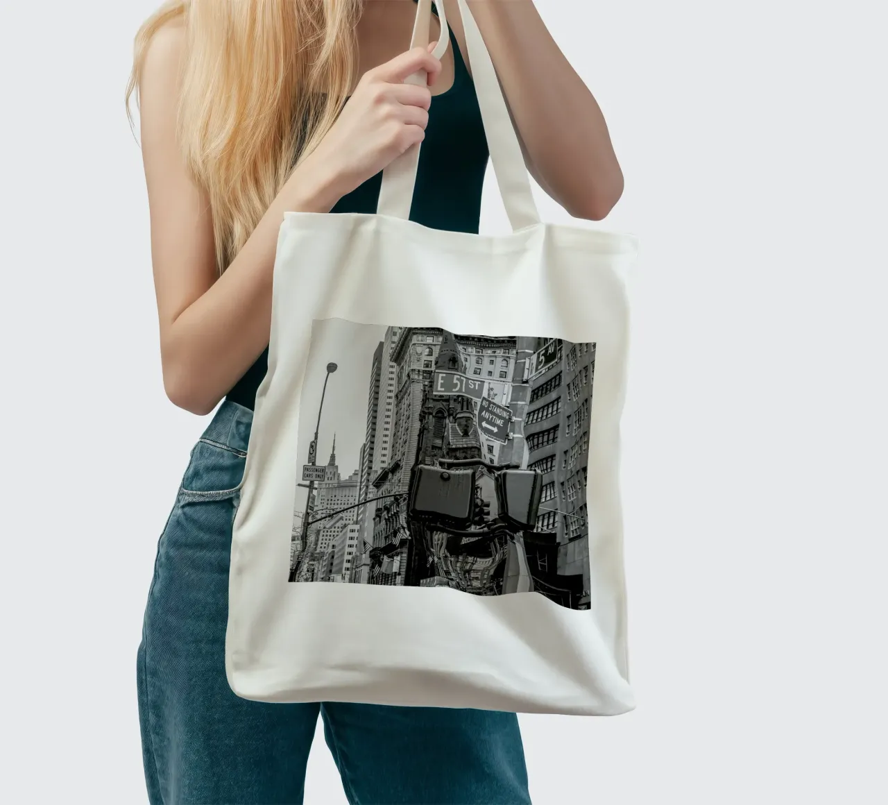 E 57a Strada borsa in juta da JaySan Studio