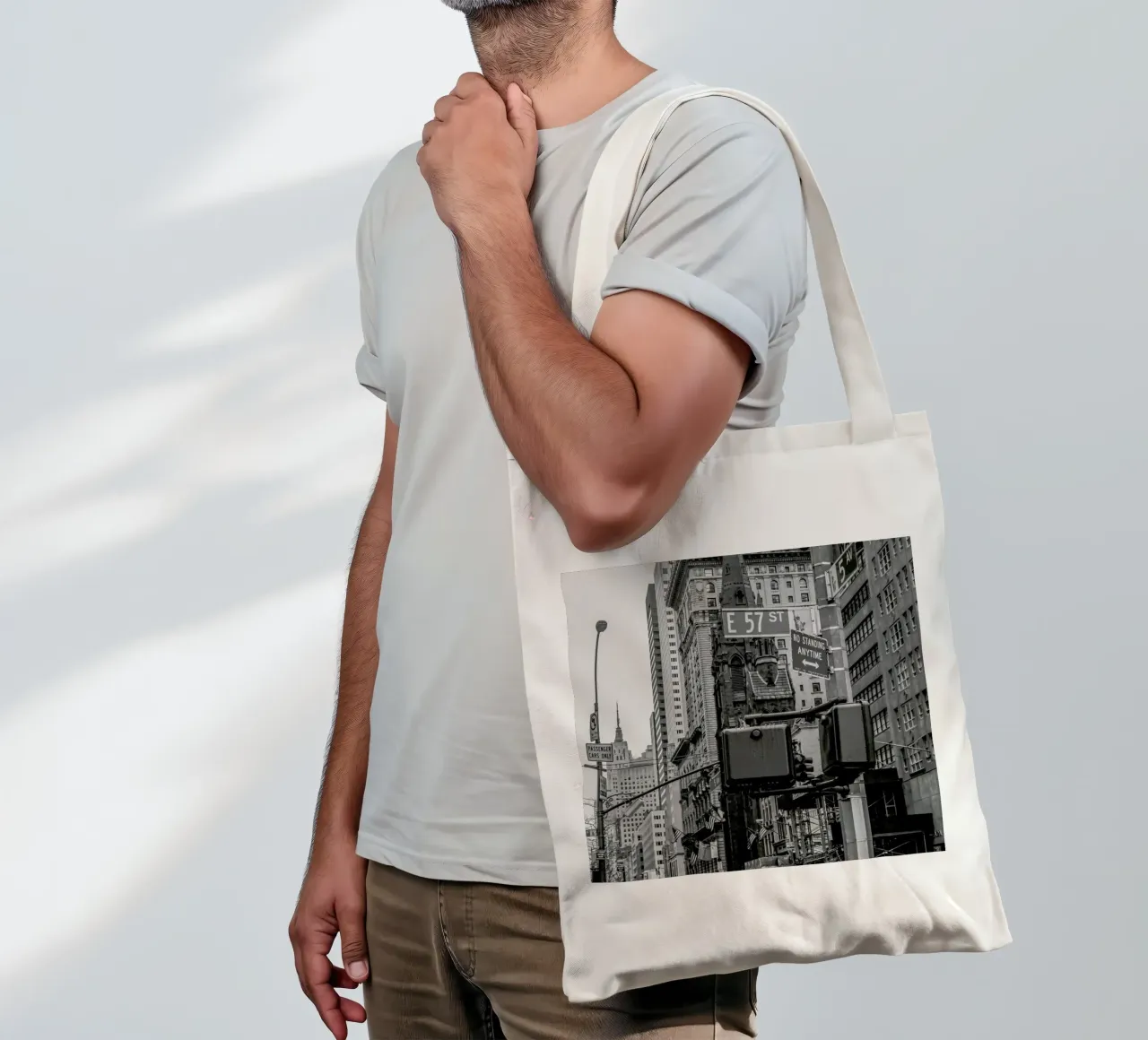 E 57a Strada borsa in juta da JaySan Studio