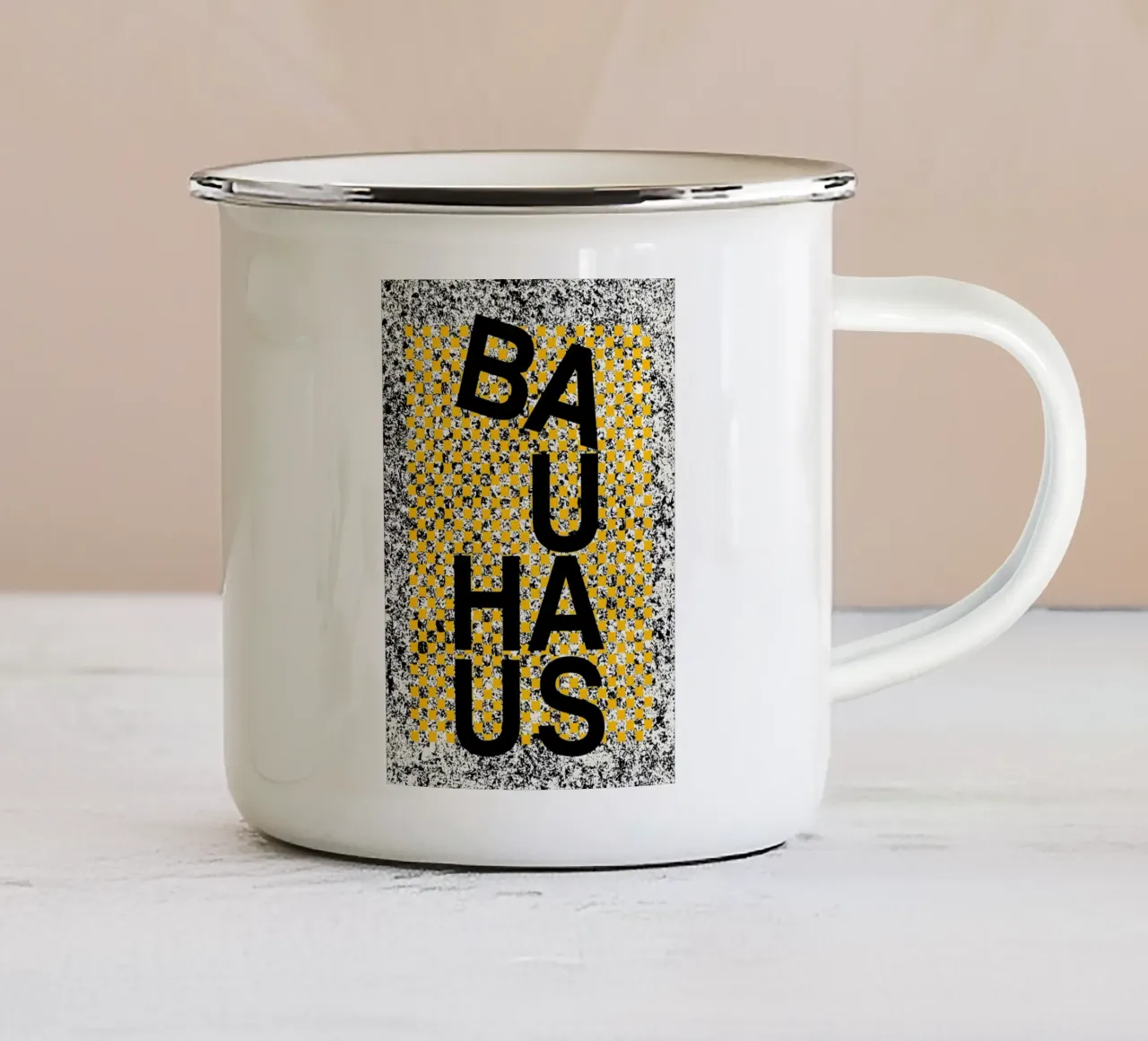 BAUHAU 05 tazza in smalto da Iracheta