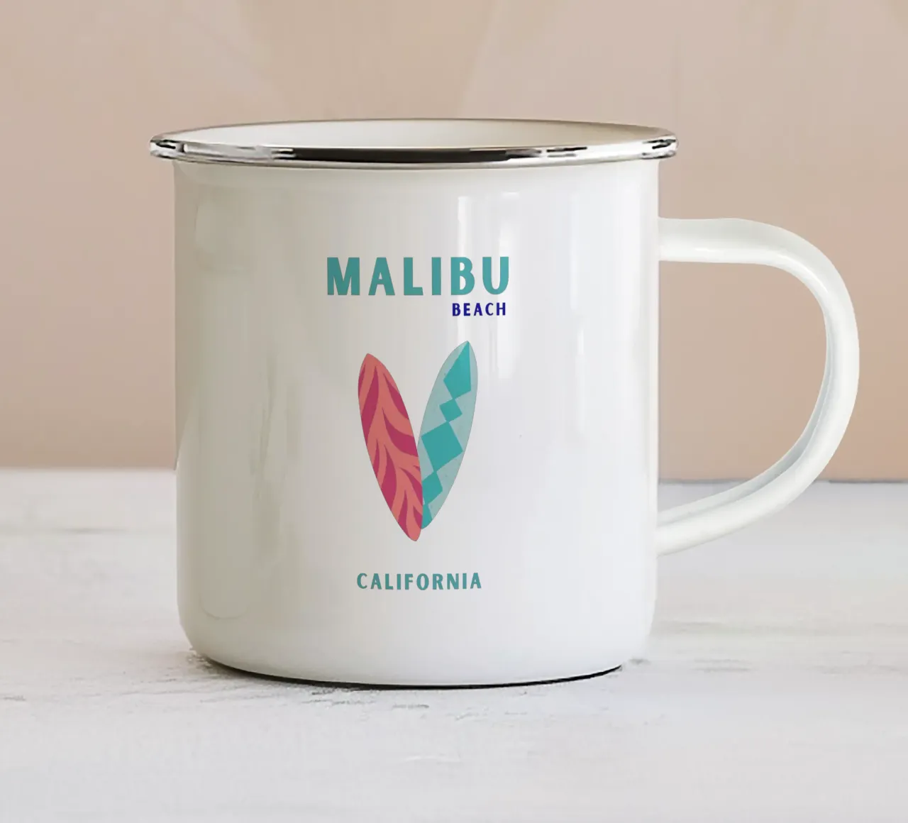 Malibu Mood tazza in smalto da SMPLE