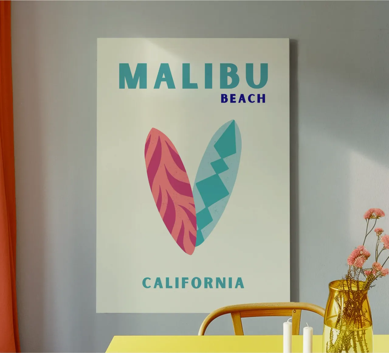 Malibu Mood canvas by SMPLE