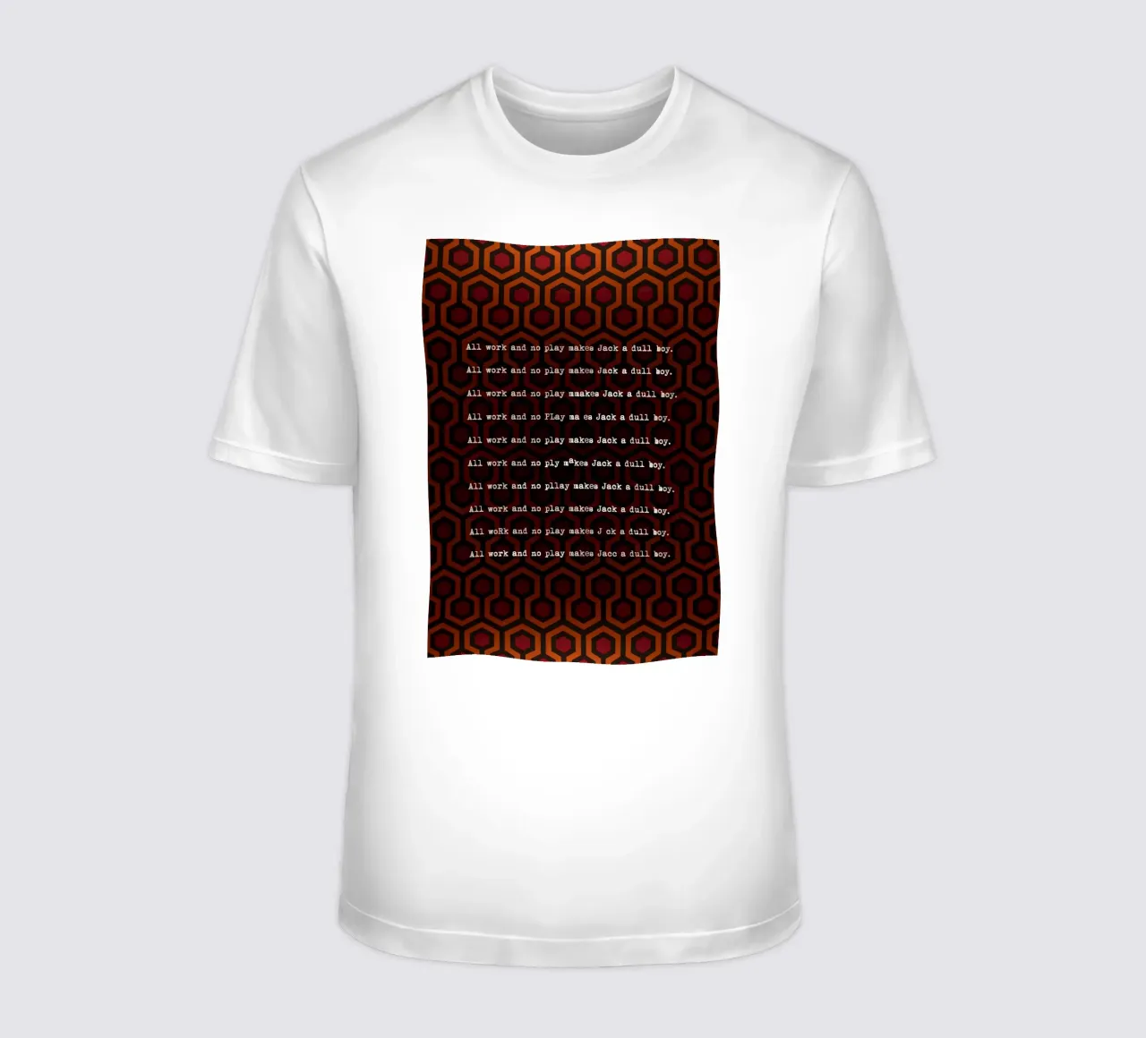 The Shining Writing t-shirt da nabakumov
