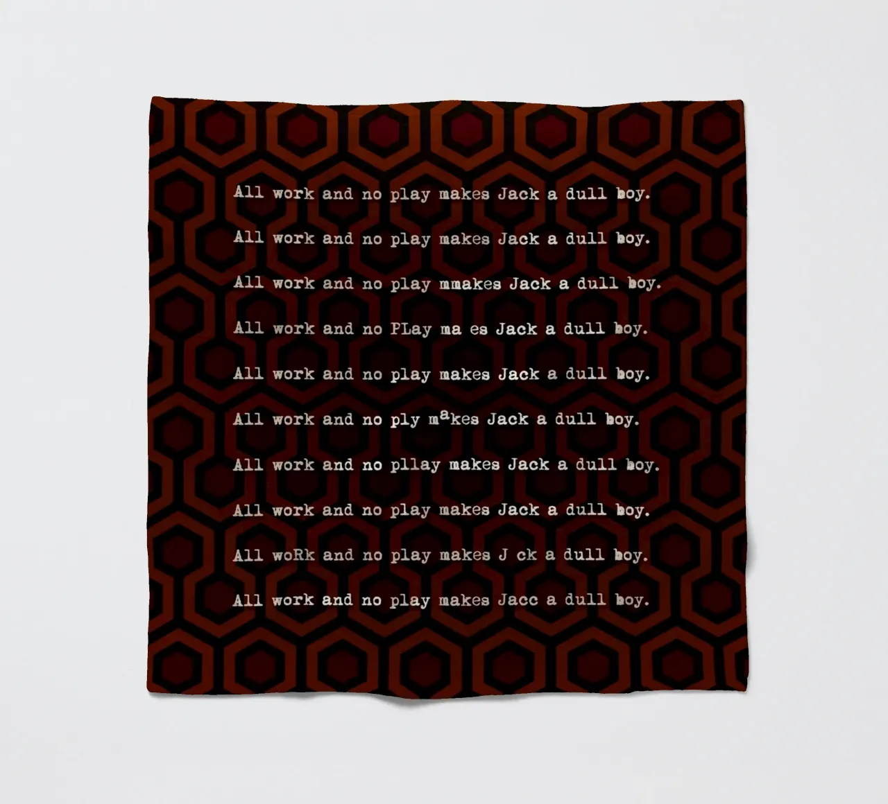 The Shining Writing coperta in pile da nabakumov