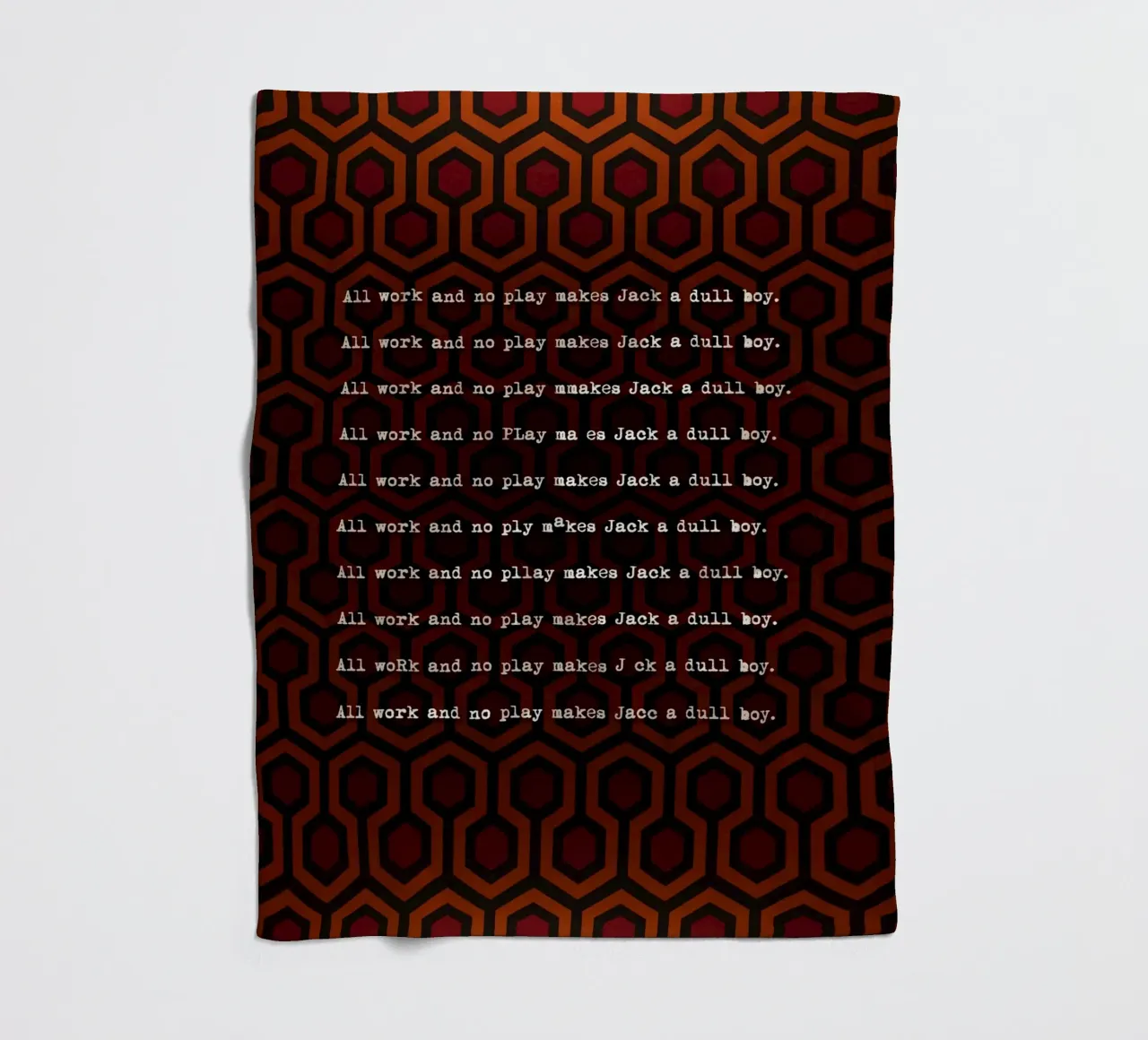 The Shining Writing coperta in pile da nabakumov