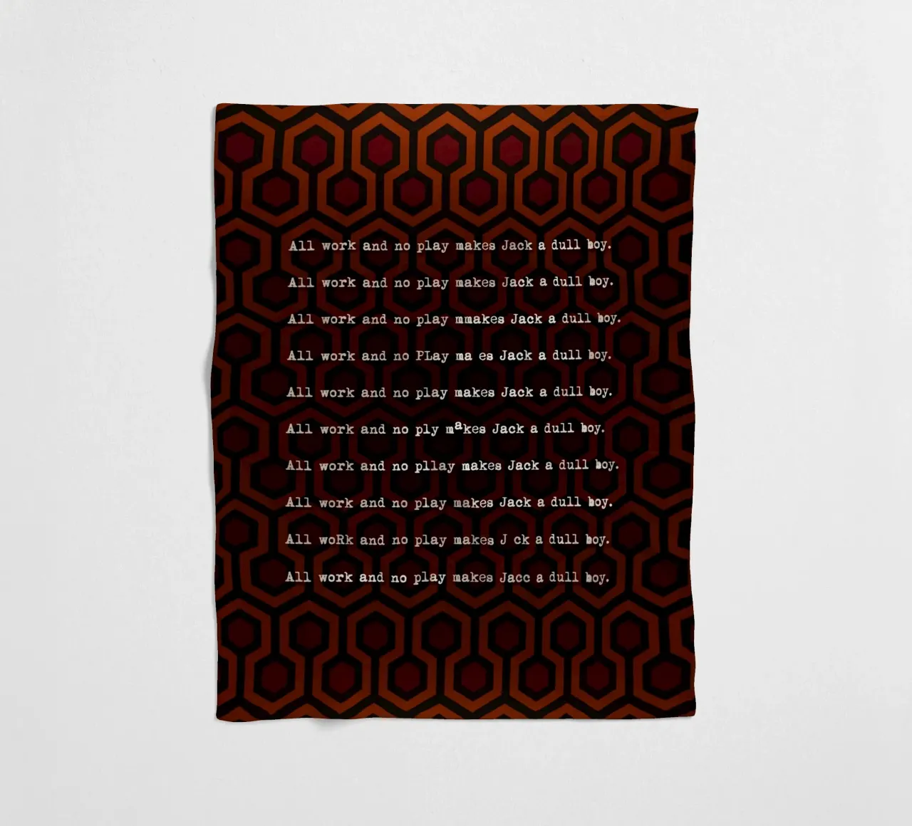 The Shining Writing coperta in pile da nabakumov