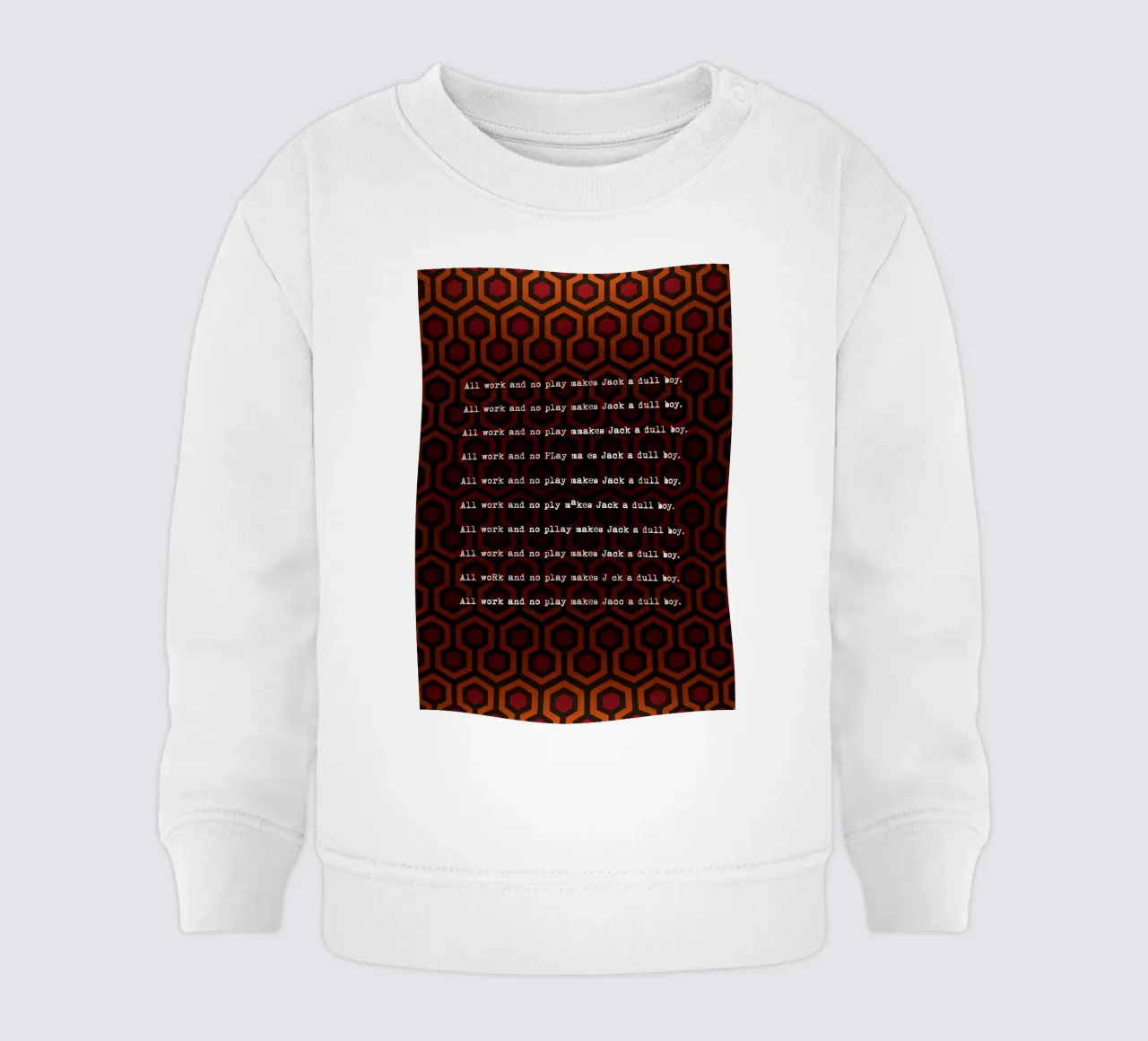 The Shining Writing felpa neonato da nabakumov