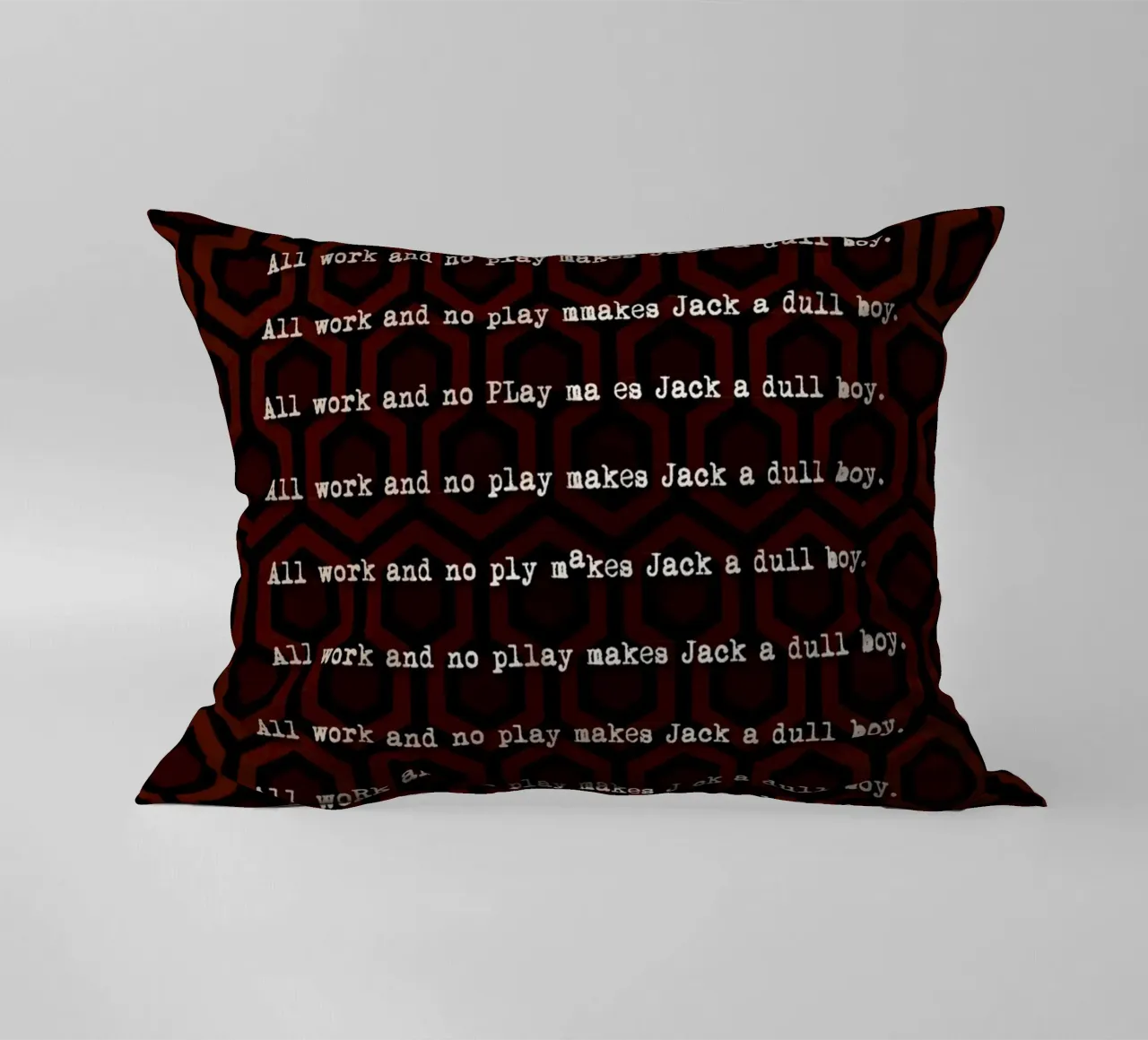 The Shining Writing cuscino da nabakumov