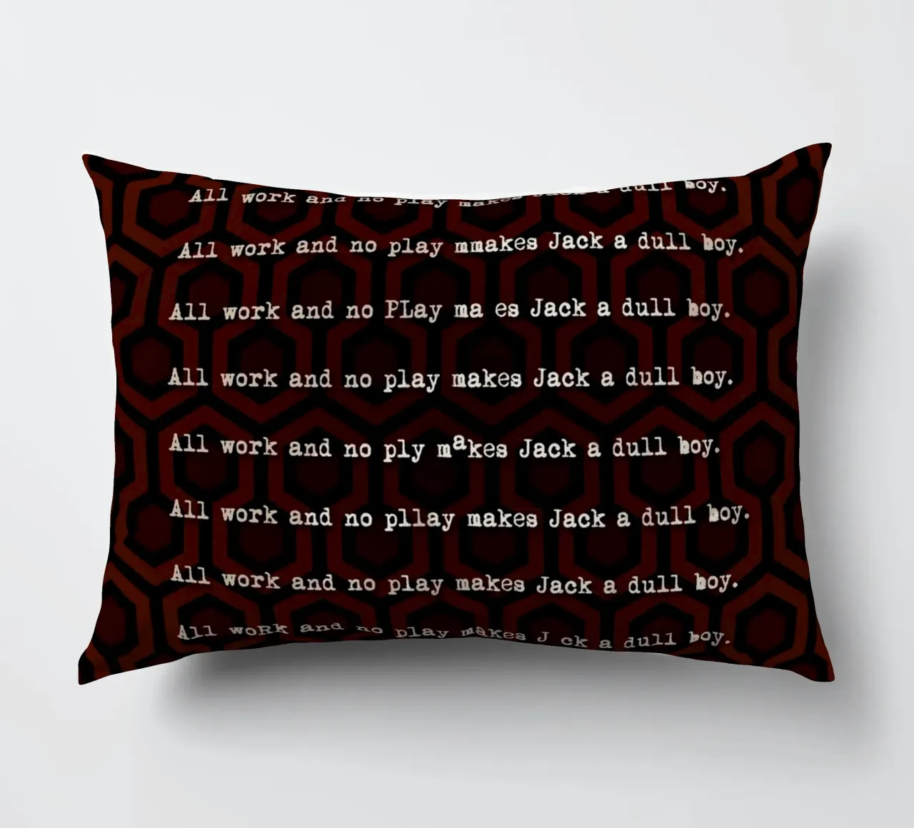 The Shining Writing cuscino da nabakumov