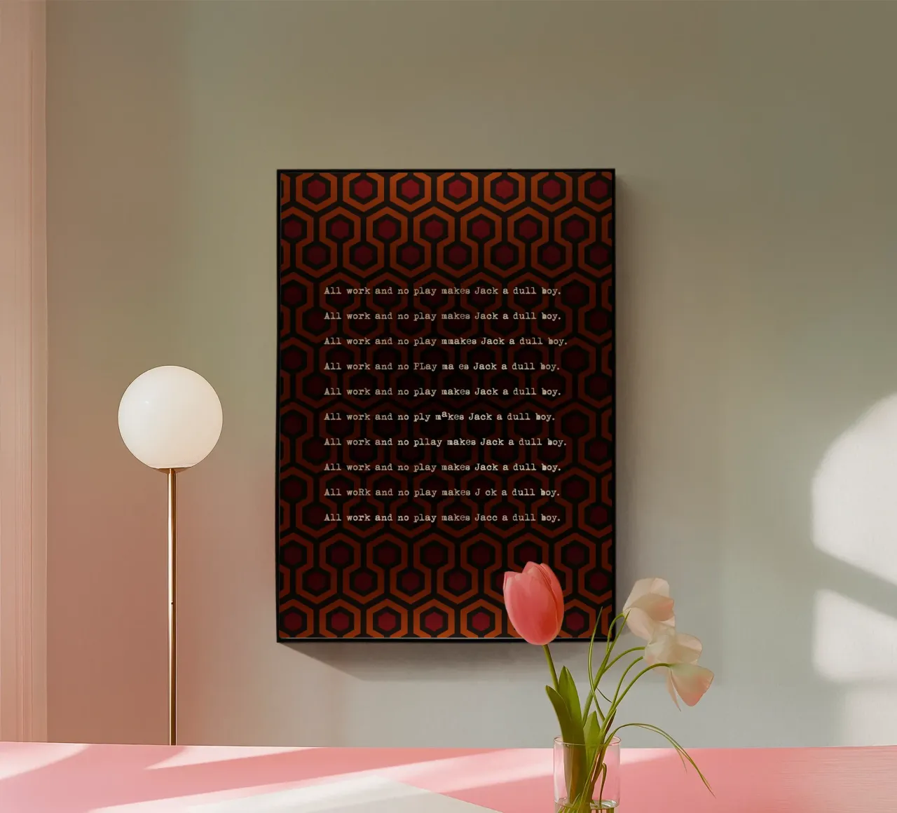 The Shining Writing plexiglass da nabakumov