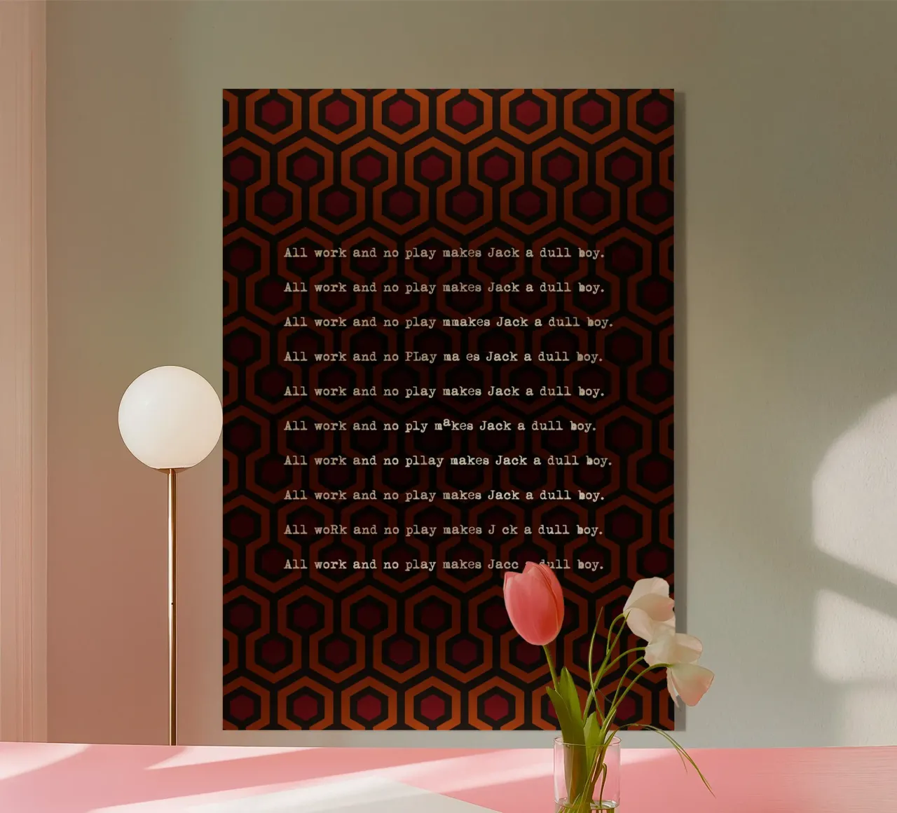 The Shining Writing plexiglass da nabakumov
