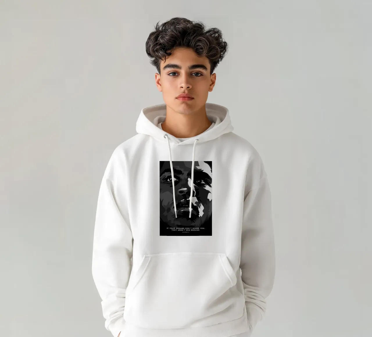 Mohammad Ali Quote sudadera con capucha de nabakumov
