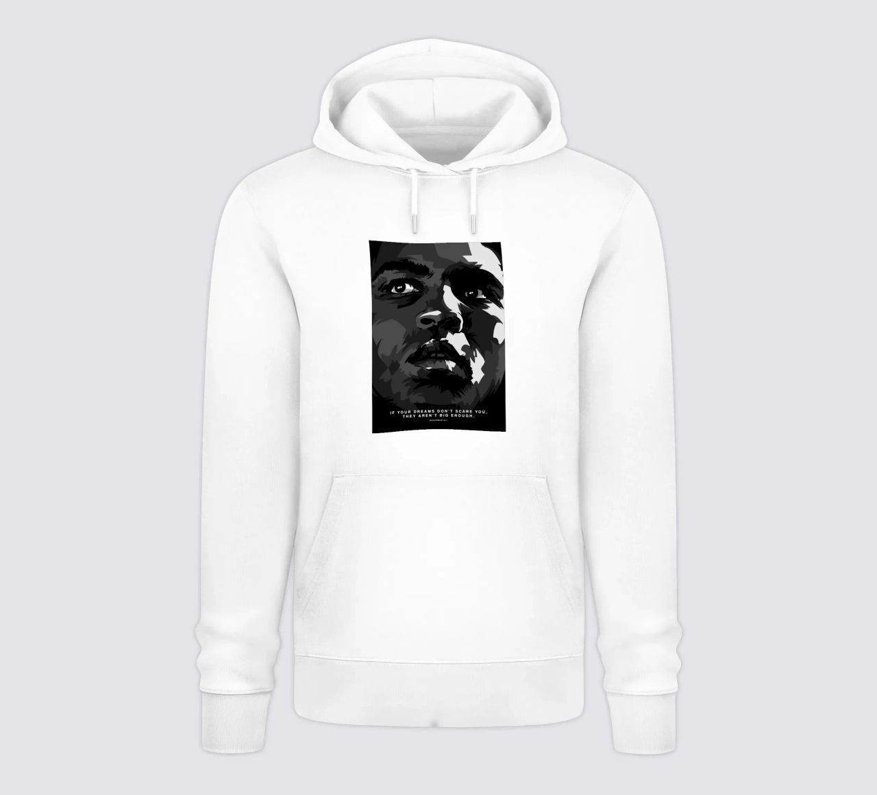 Mohammad Ali Quote felpa con cappuccio da nabakumov