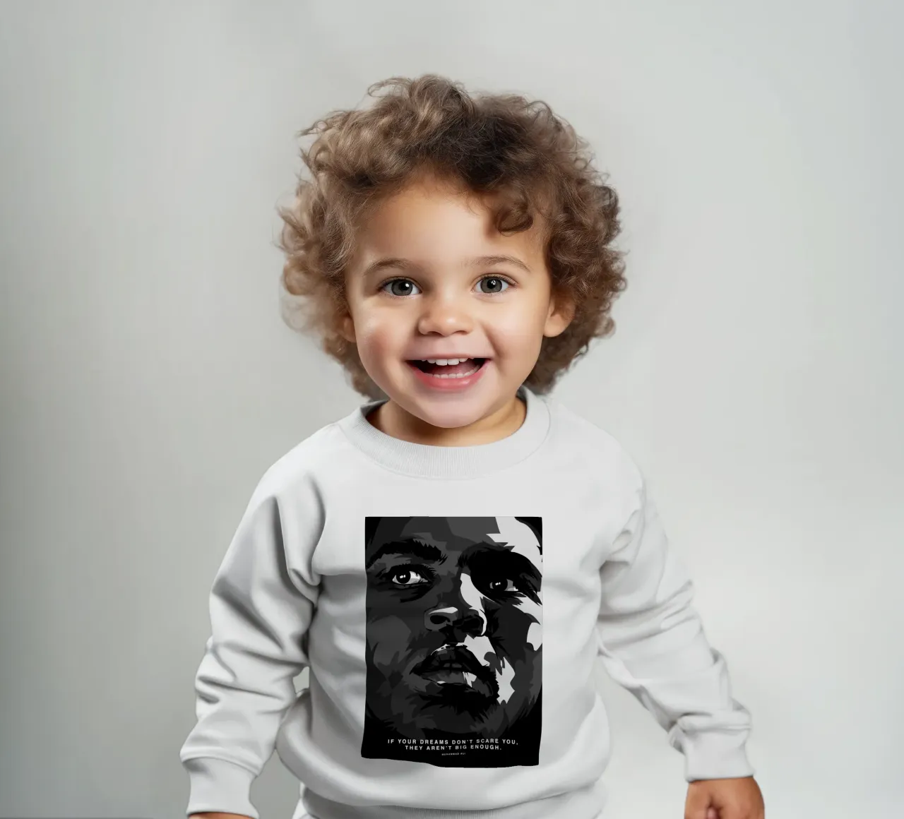 Mohammad Ali Quote felpa neonato da nabakumov