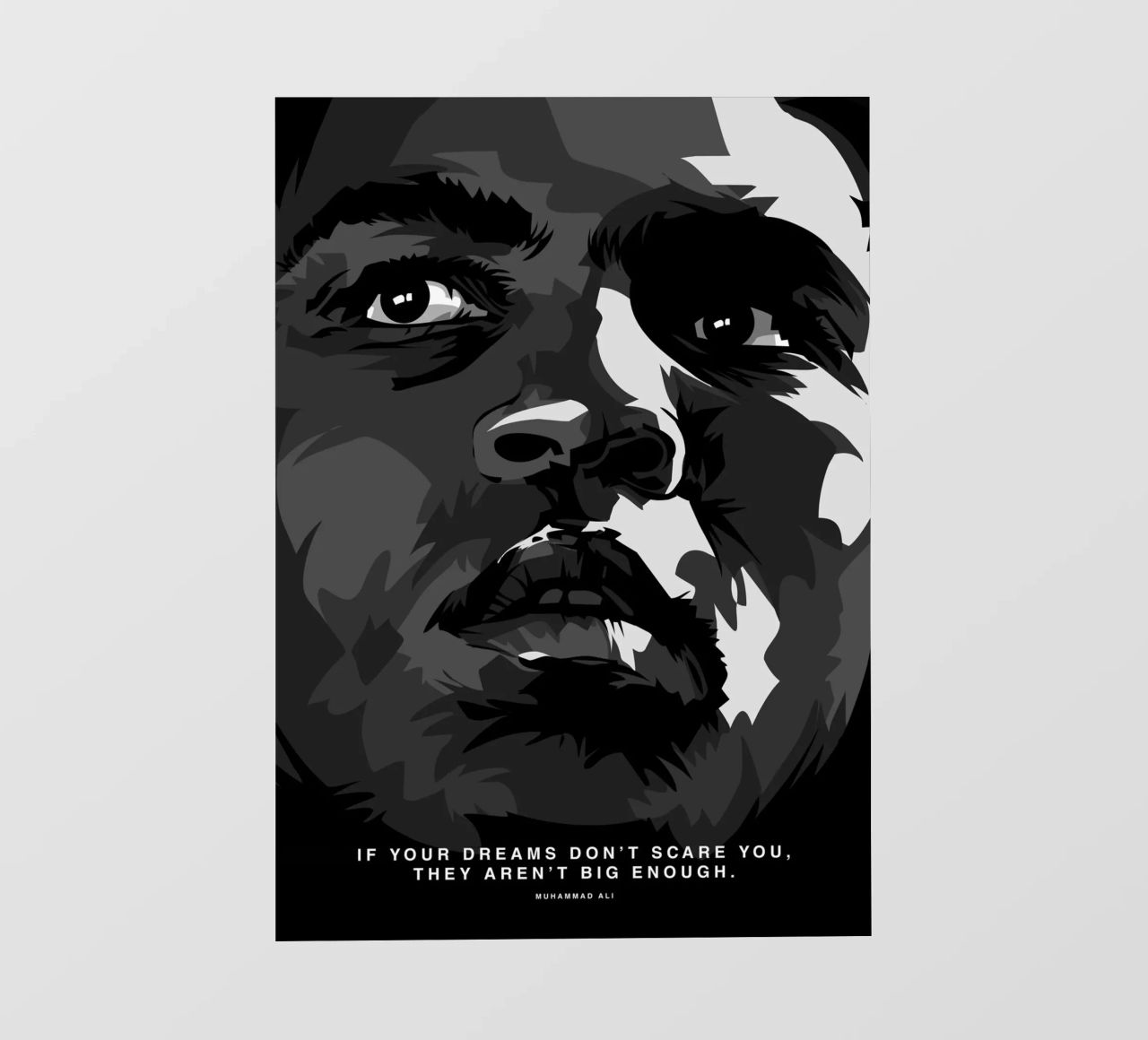 Mohammad Ali Quote pellicola backlit da nabakumov