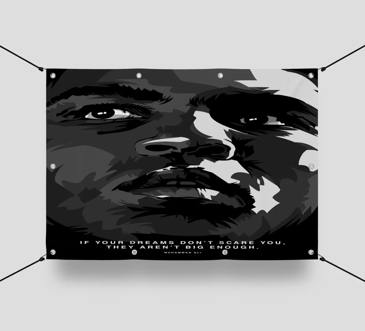 Mohammad Ali Quote telo in pvc da nabakumov