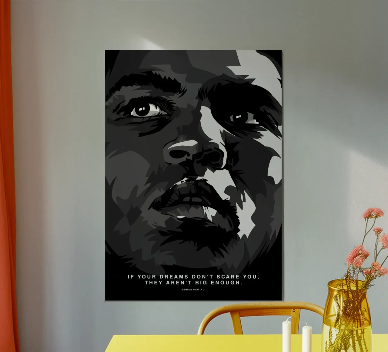 Mohammad Ali Quote alluminio dibond da nabakumov