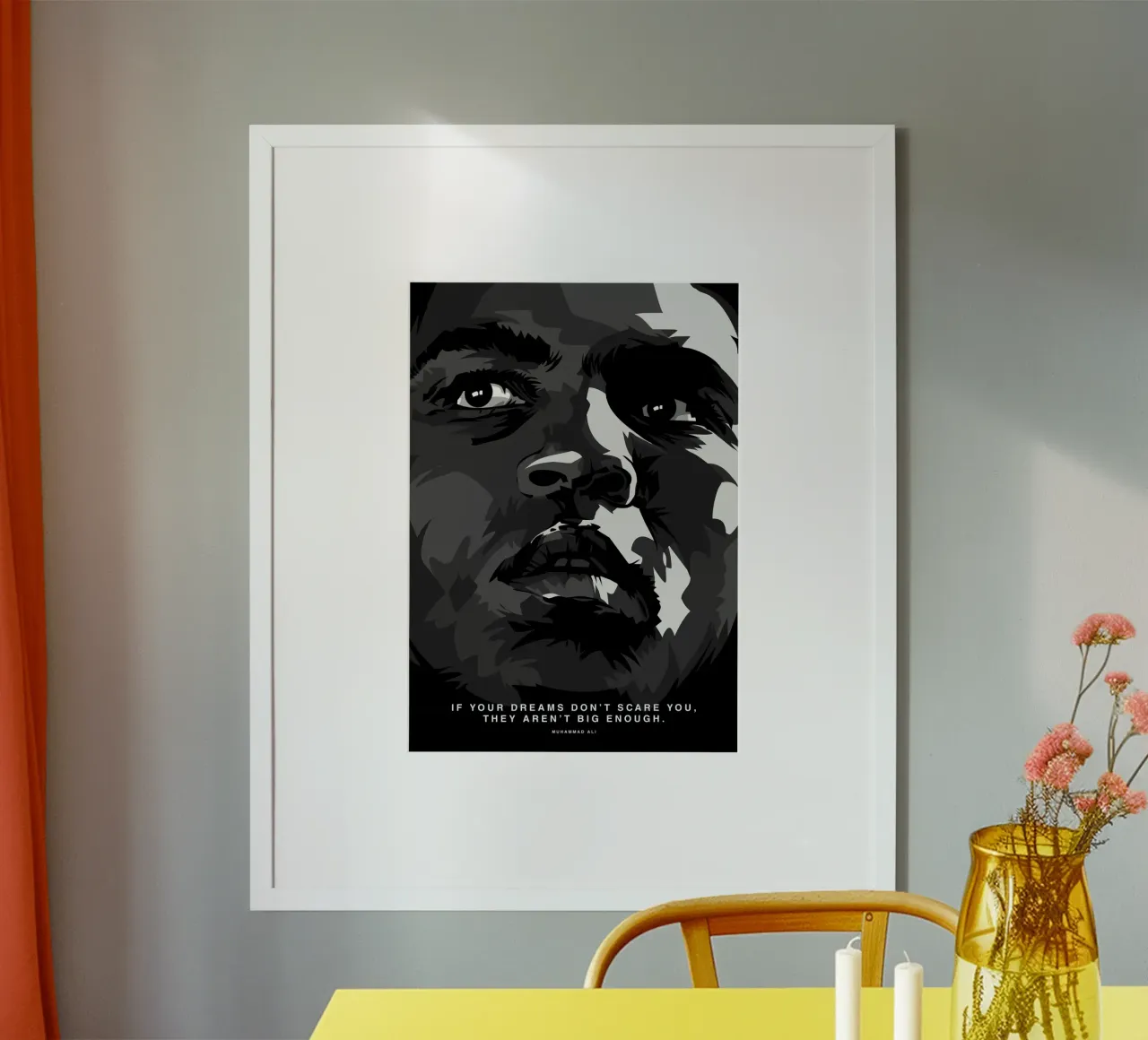 Mohammad Ali Quote carta hahnemühle da nabakumov