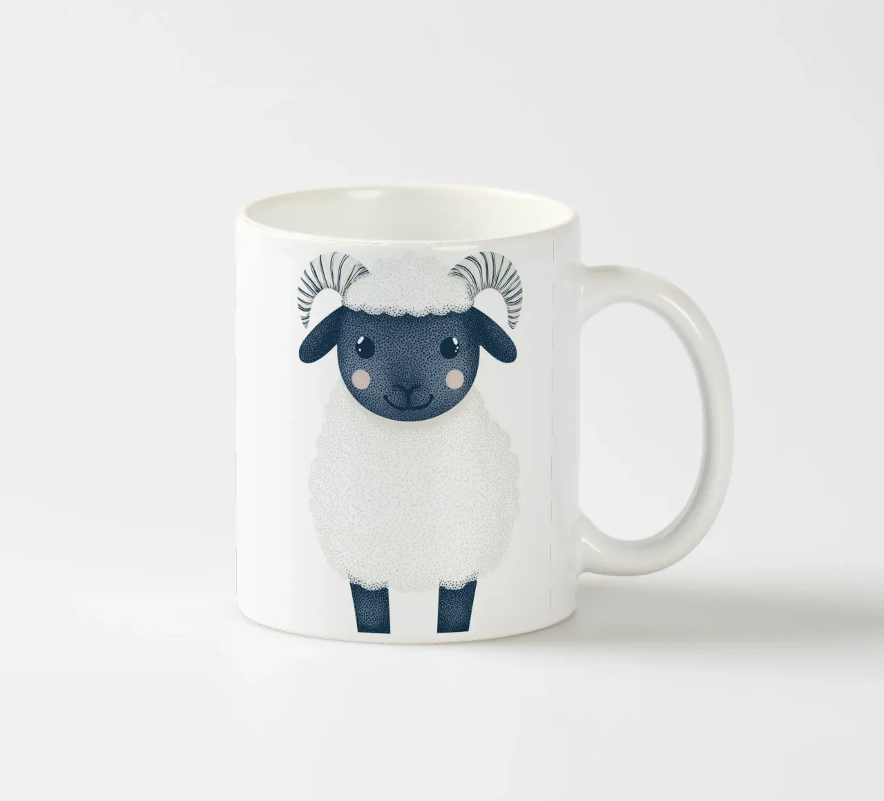 Simpatica pecorella per bambini | Design personalizzabile tazza in ceramica da Autofocus