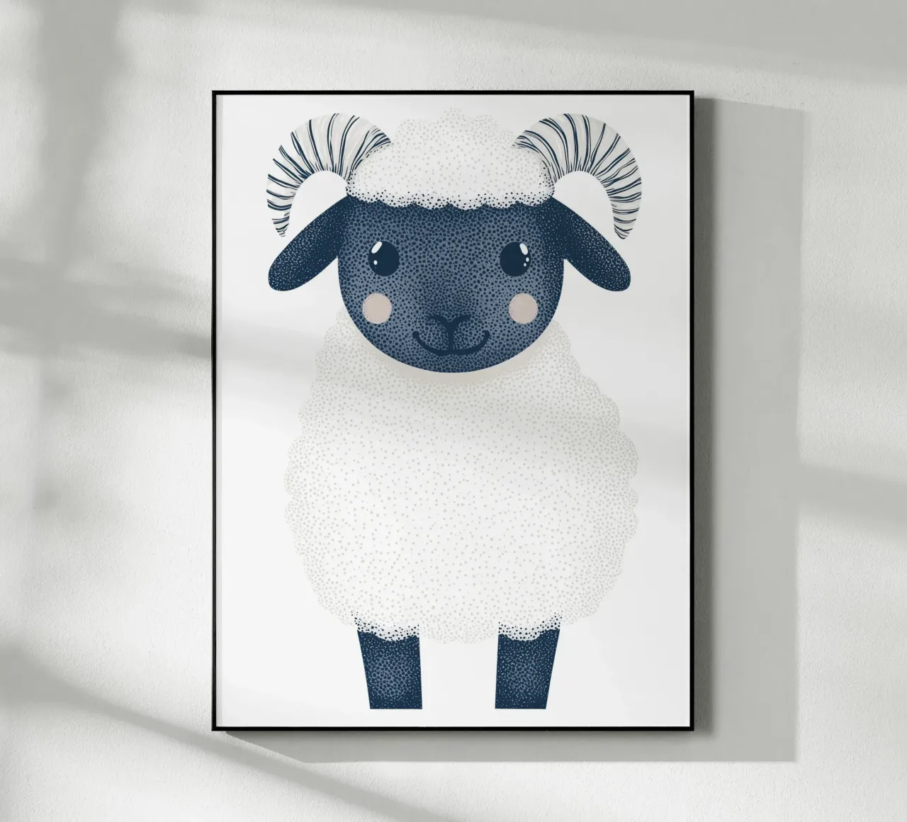 Simpatica pecorella per bambini | Design personalizzabile plexiglass da Autofocus