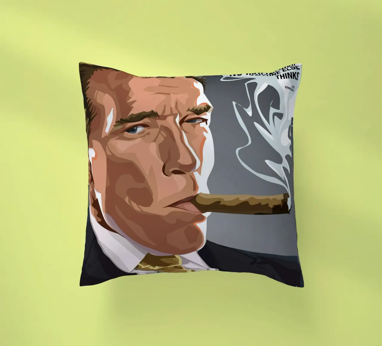 Arnold Quote decorative cushion by nabakumov