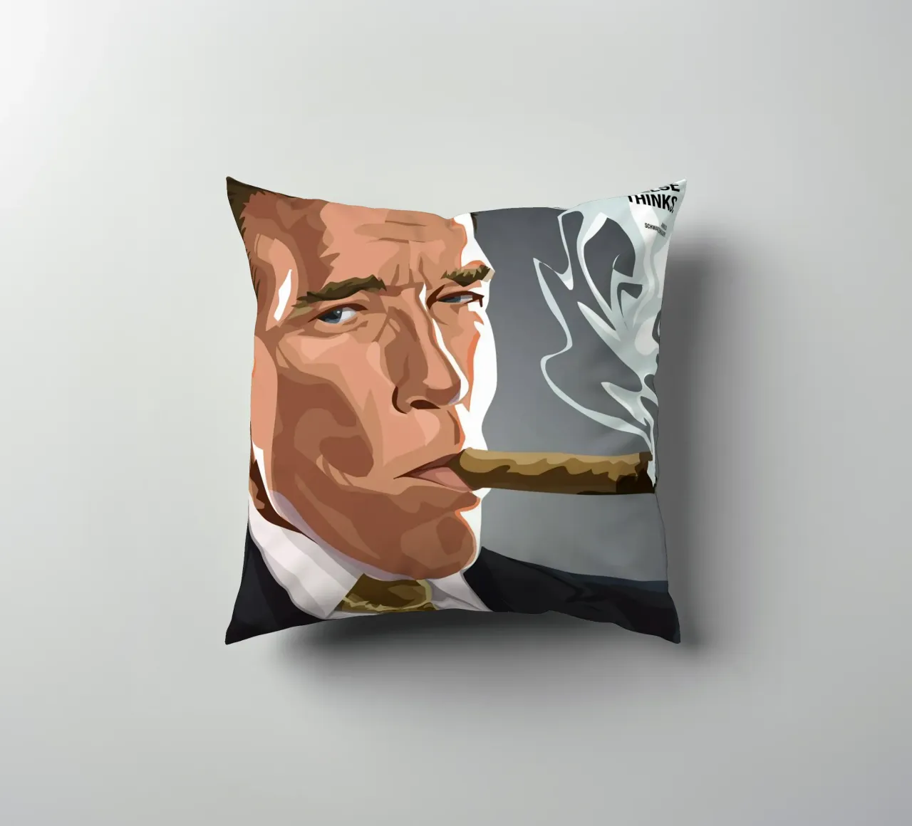 Arnold Quote decorative cushion by nabakumov