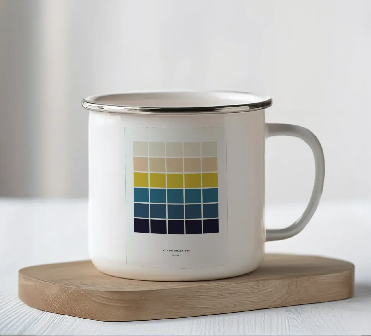 Modern tazza in smalto da daylight design studio