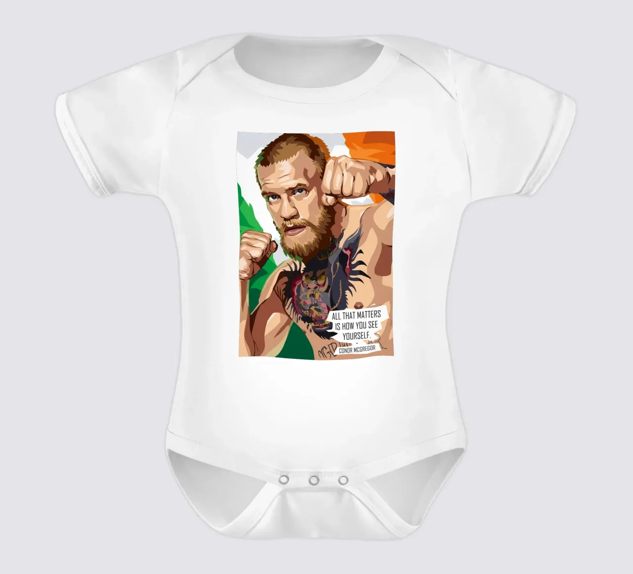 Conor Quote body neonato maniche corte da nabakumov