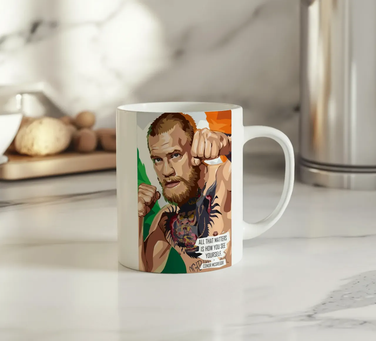 Conor Quote tazza in ceramica da nabakumov