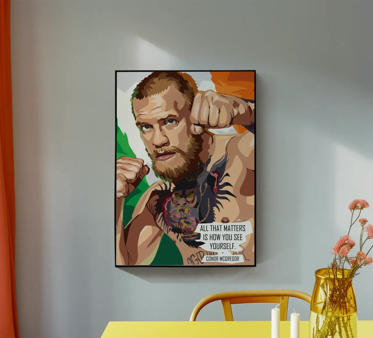 Conor Quote plexiglass da nabakumov