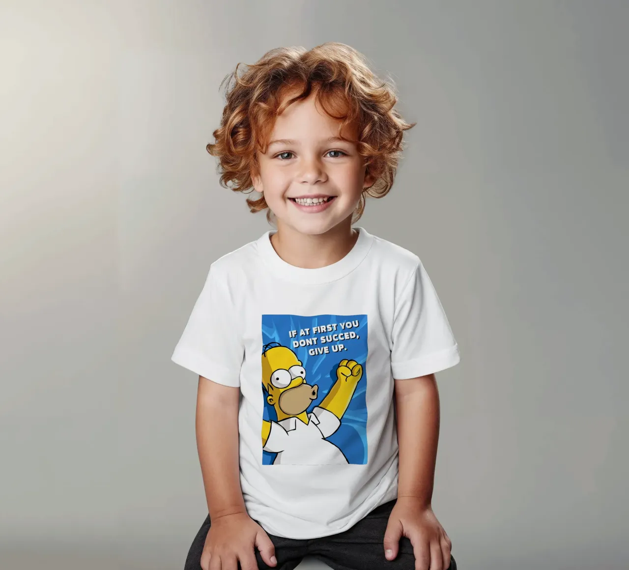 Homer Quote kids t-shirt by nabakumov