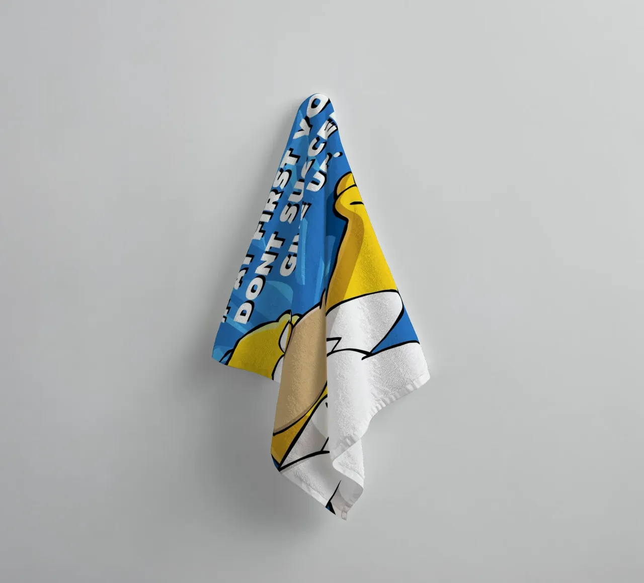 Homer Quote towel by nabakumov