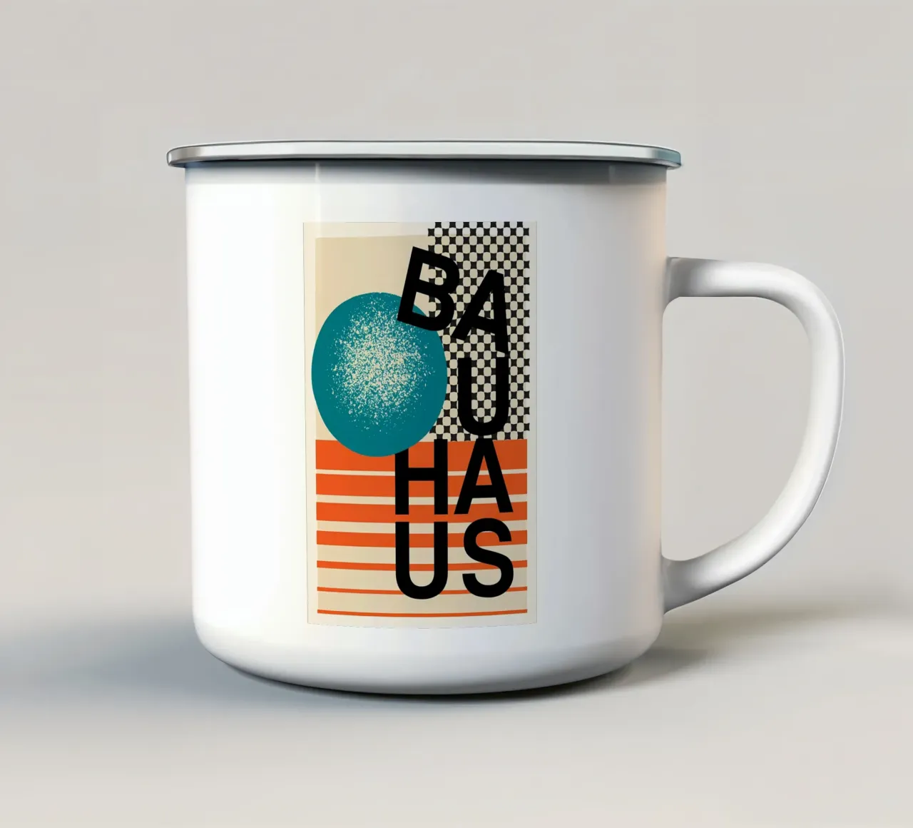 BAUHAU 07 tazza in smalto da Iracheta
