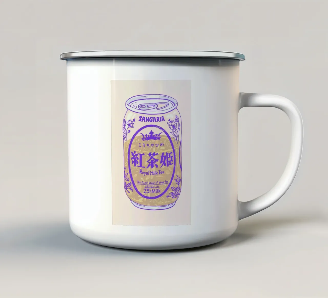 Royal Tea tazza in smalto da Laura O'Connor