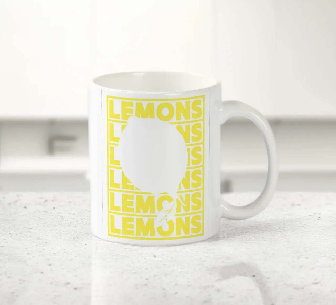 lemons tazza in ceramica da Ambition Wall