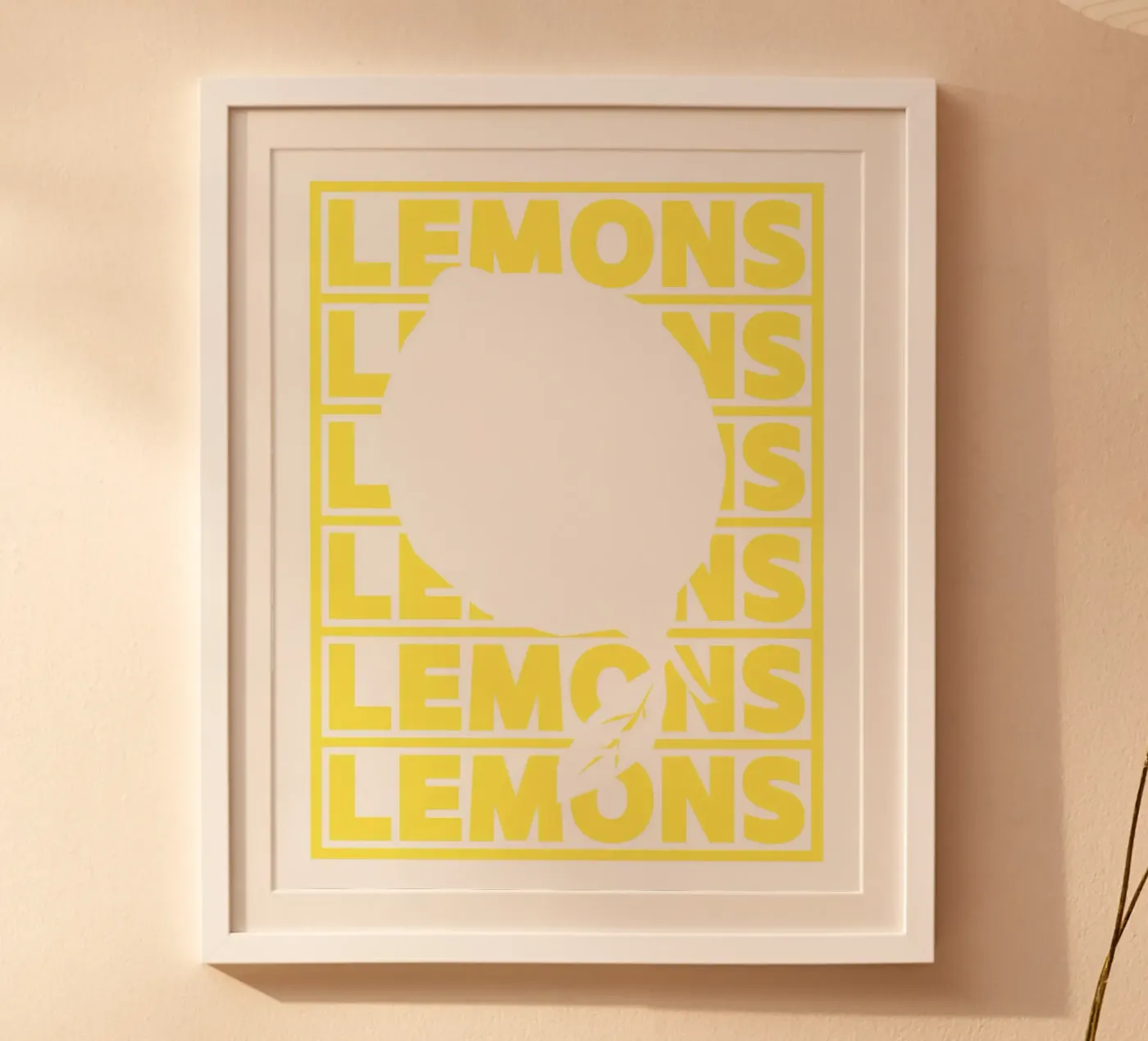lemons poster van pixelflow
