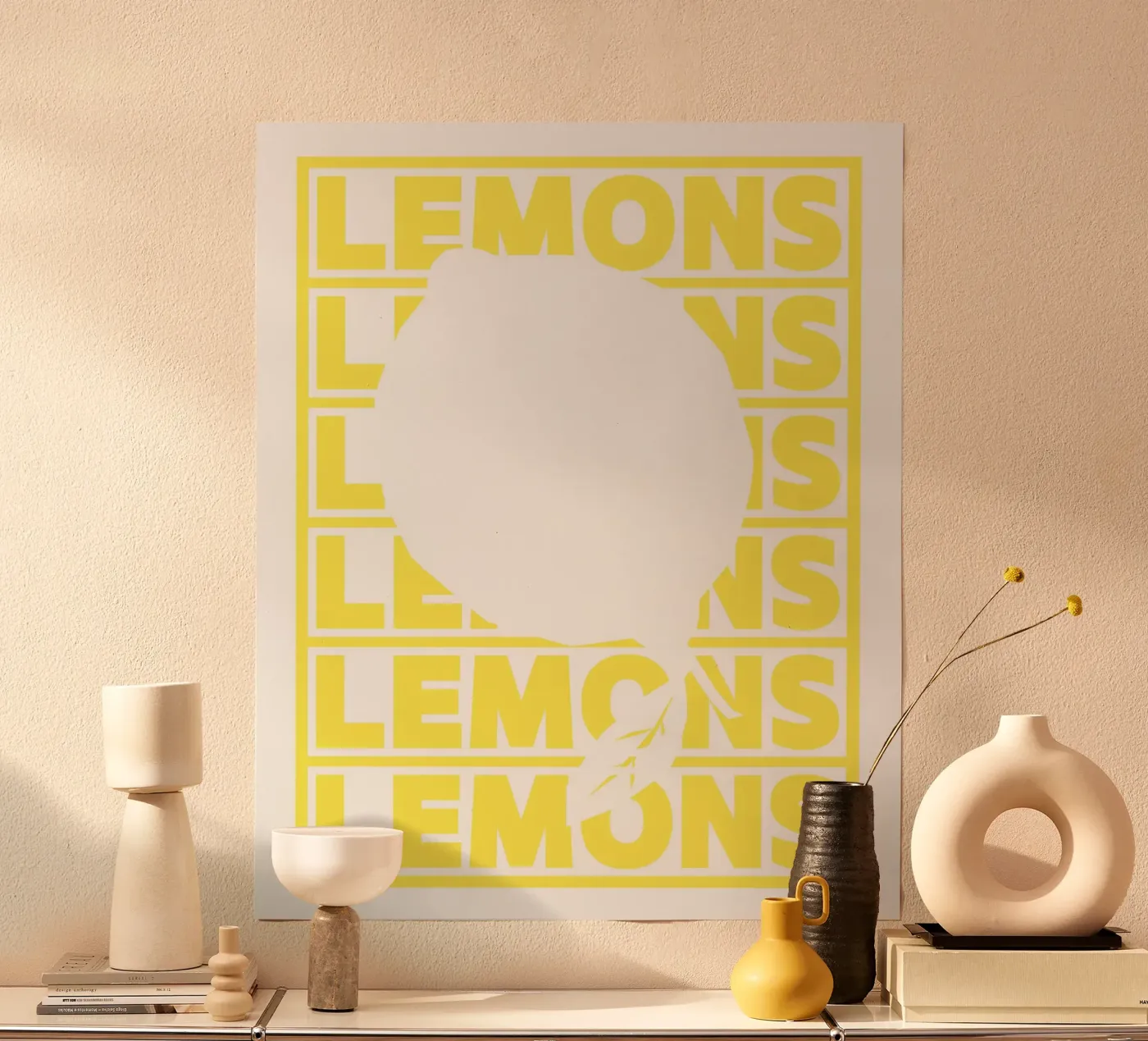 lemons poster van pixelflow