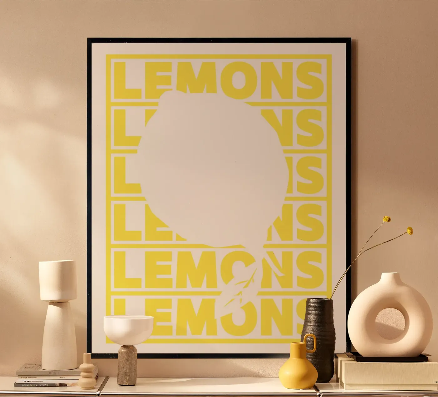 lemons poster van pixelflow