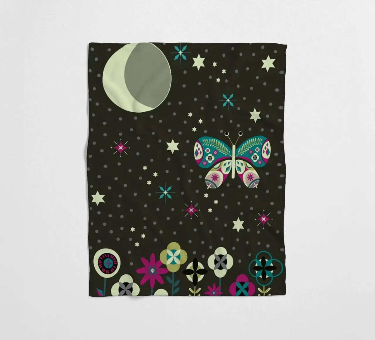 Jungle Nights coperta in pile da Sabrina Ziegenhorn