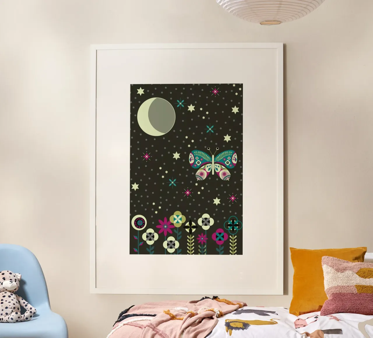 Jungle Nights poster con telaio in plastica da Sabrina Ziegenhorn