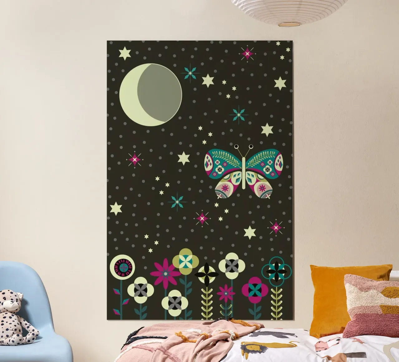 Jungle Nights poster con telaio in plastica da Sabrina Ziegenhorn