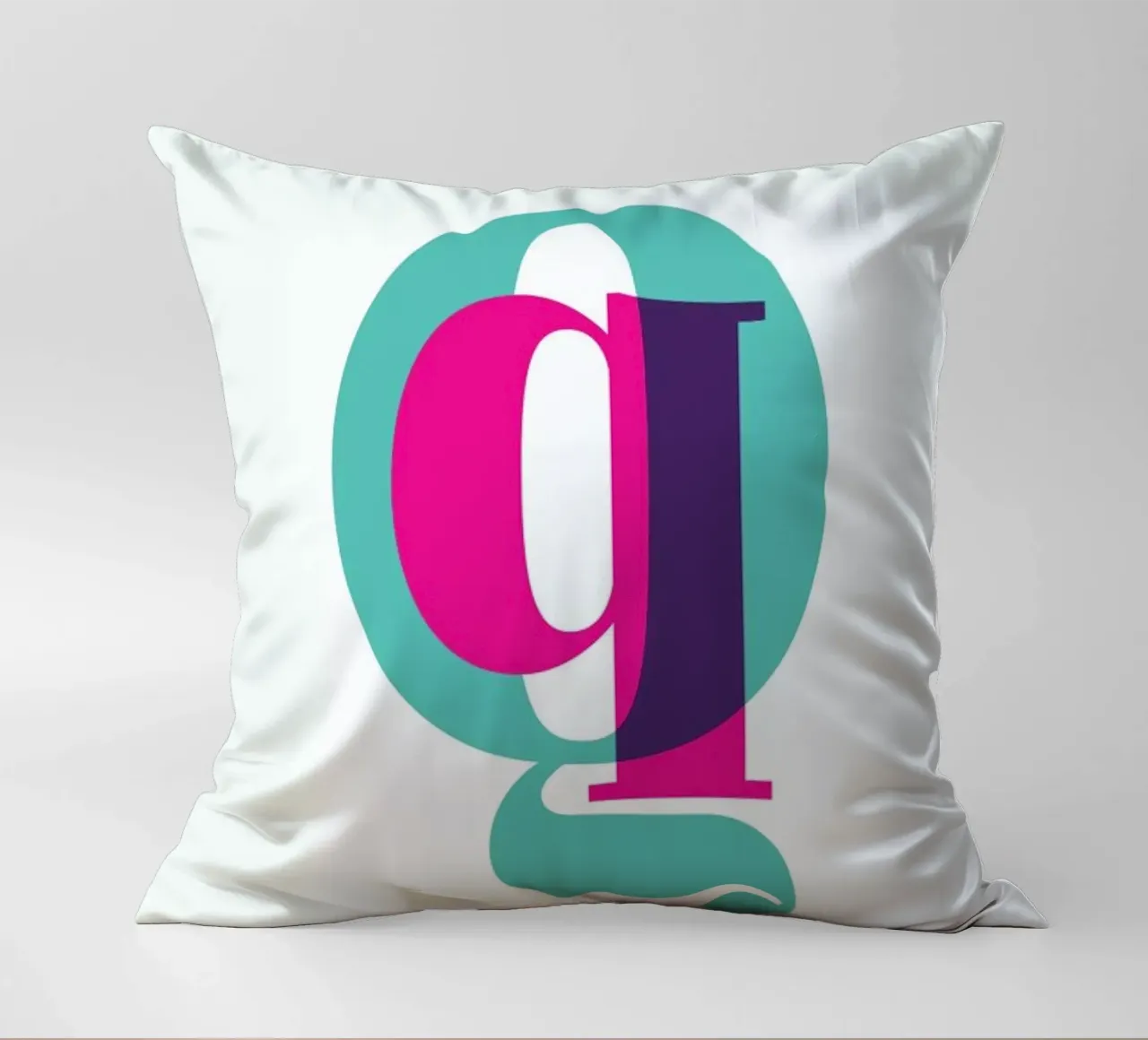 Magenta/Mint Q cuscino da Studio One
