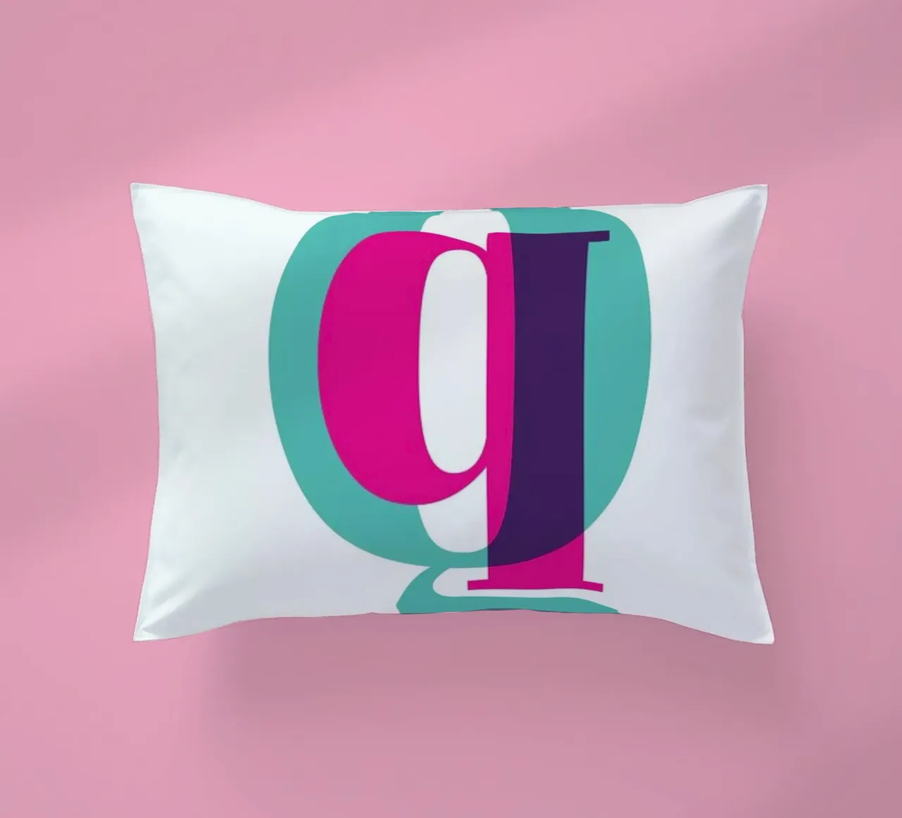 Magenta/Mint Q cuscino da Studio One