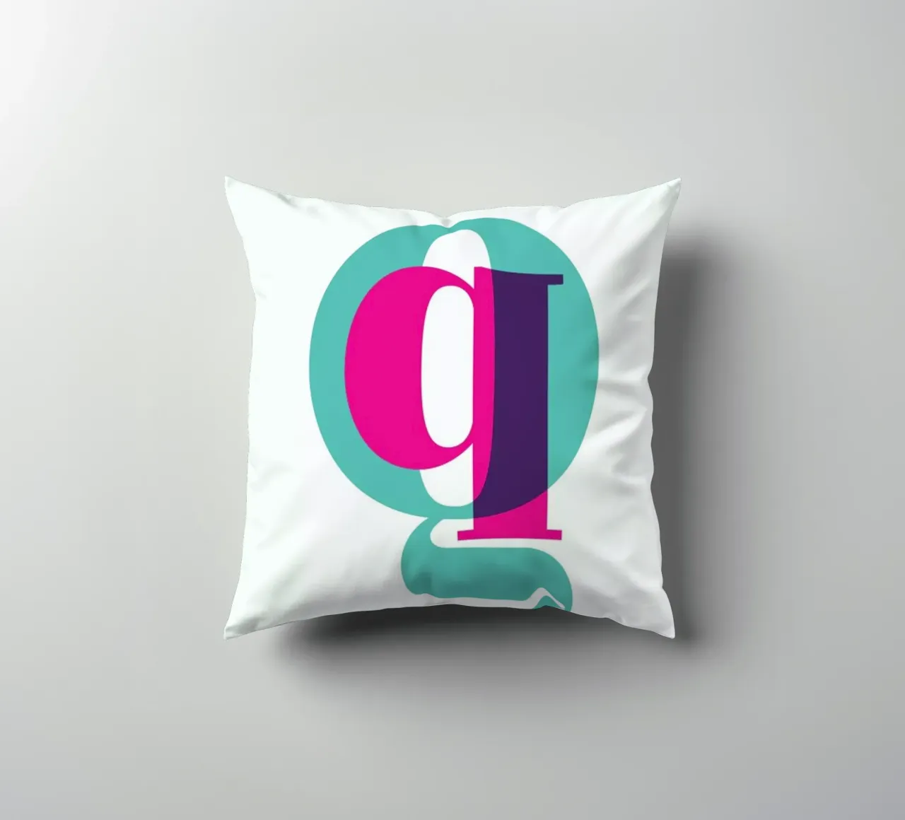 Magenta/Mint Q cuscino da Studio One