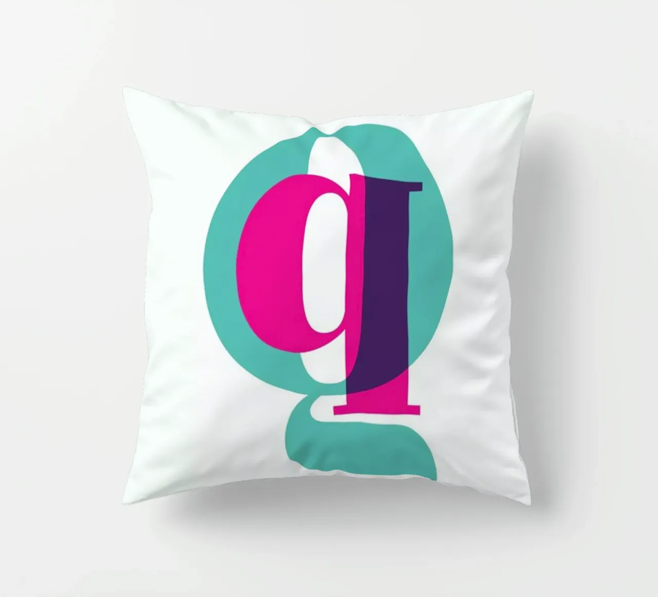 Magenta/Mint Q cuscino da Studio One