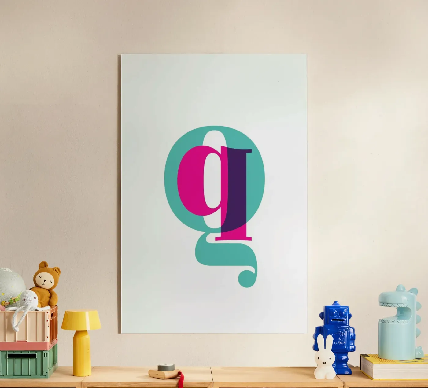 Magenta/Mint Q plexiglass da Studio One