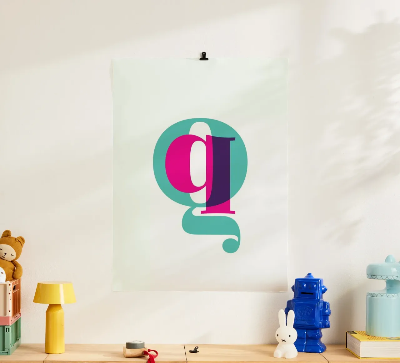 Magenta/Mint Q poster da Studio One