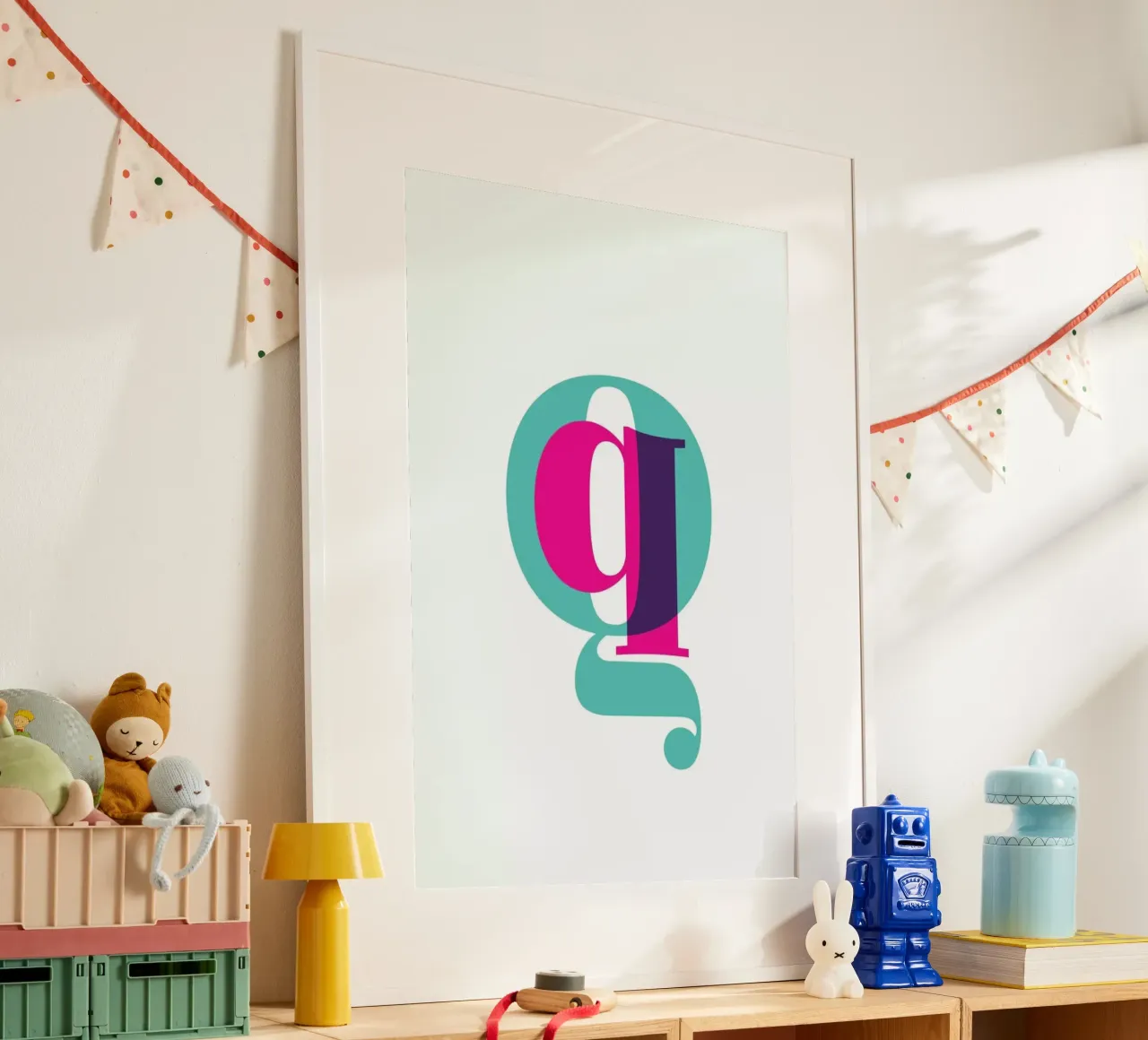 Magenta/Mint Q poster da Studio One